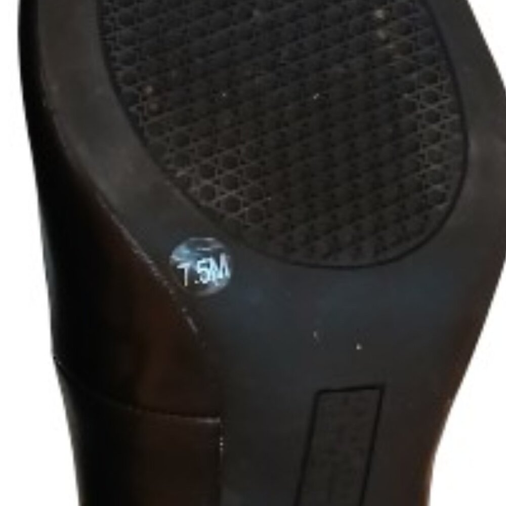 ALFANI Step N' Flex Pointed Toe Elegant Black Leather High Heel Pumps 7.5M -EUC - Picture 14 of 15